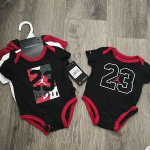 Jordan baby boy bodysuits